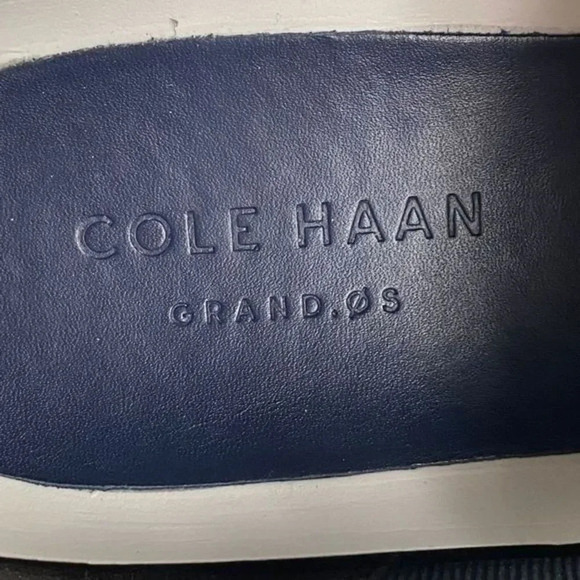 Cole haan original Classic Grand Plain Oxford Shoes Mens 11 M Navy‎ Lace Up main image 4